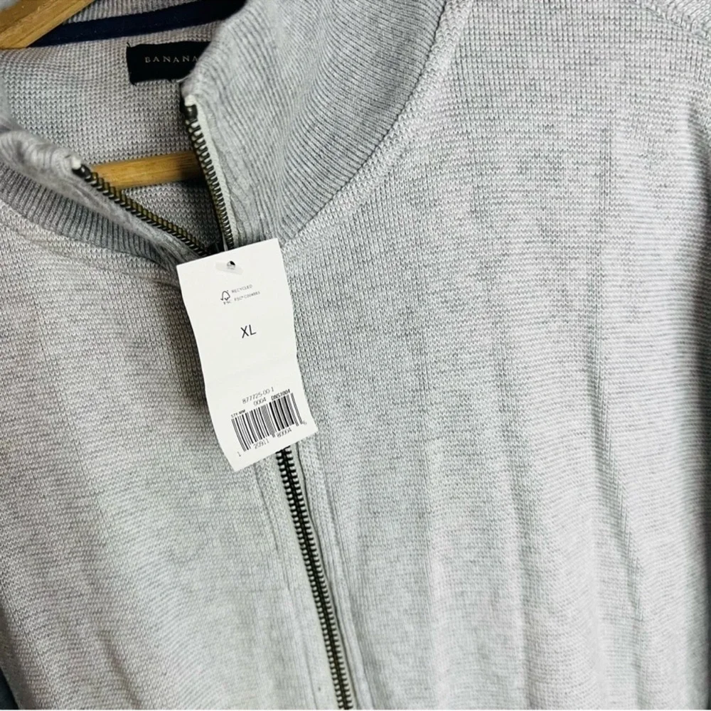 NWT Cotton Jersey Full Zip Track Jacket